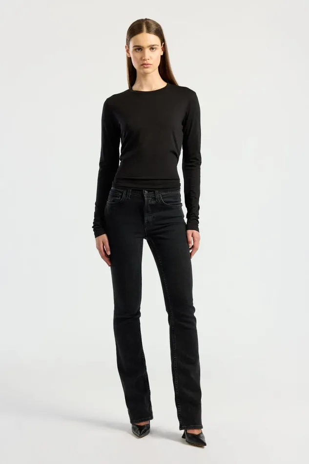 Shirts Women COTTON CITIZEN Standard Long Sleeve Shirt Jet Black Shirts Women COTTON CITIZEN Standard Long Sleeve Shirt Jet Black