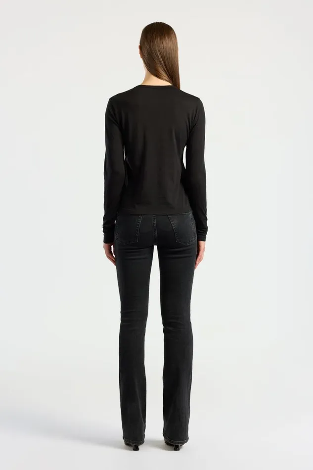 Shirts Women COTTON CITIZEN Standard Long Sleeve Shirt Jet Black Shirts Women COTTON CITIZEN Standard Long Sleeve Shirt Jet Black