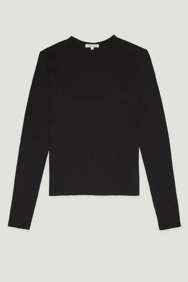 Shirts Women COTTON CITIZEN Standard Long Sleeve Shirt Jet Black Shirts Women COTTON CITIZEN Standard Long Sleeve Shirt Jet Black