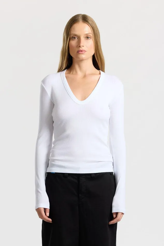Shirts Women COTTON CITIZEN Verona UNeck Shirt White