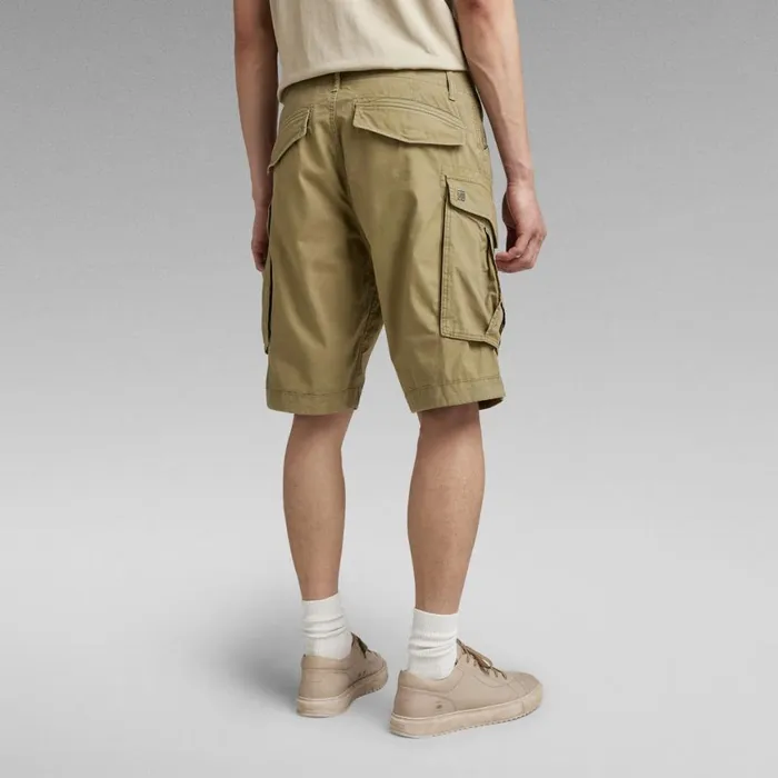 Shorts Men GStar RAW Rovic Zip Relaxed Shorts Smoke Olive