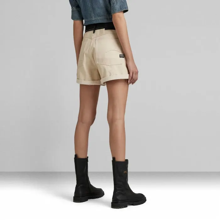 Shorts Women GStar RAW Lynton Shorts PM Ecru