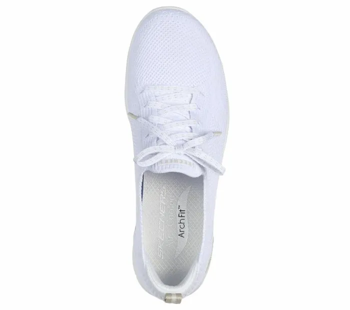 Skechers Arch Fit Refine 8211 Freesia Wheat Natural Women Casual Sneakers
