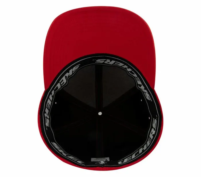 Skechers Diamond S Stretch Fit Hat Gunmetal Red WomenMen Hats Skechers Diamond S Stretch Fit Hat Gunmetal Red WomenMen Hats