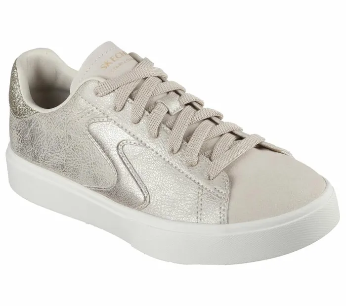 Skechers Eden LX8211 Glimpse Of Glitter Natural Gold Women Casual Sneakers Skechers Eden LX8211 Glimpse Of Glitter Natural Gold Women Casual Sneakers