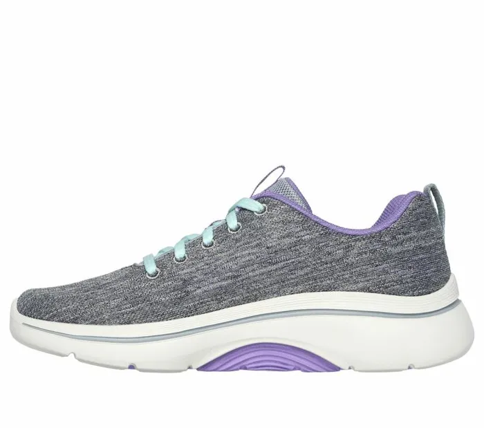 Skechers GO WALK Arch Fit 20 8211 Vivid Sunset Gray Lavender Women Athletic Sneakers