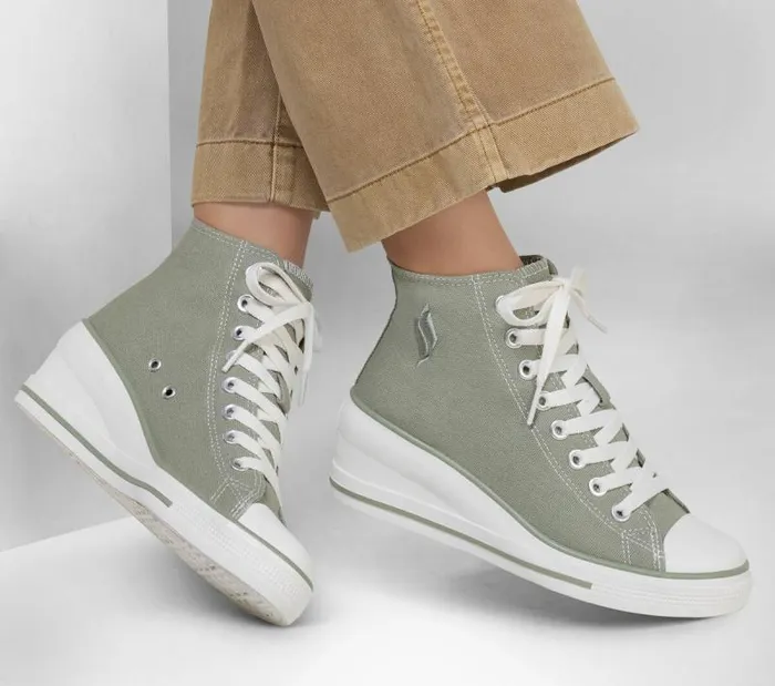 Skechers Happi 8211 Elevated Steps Sage Women Casual Sneakers Skechers Happi 8211 Elevated Steps Sage Women Casual Sneakers