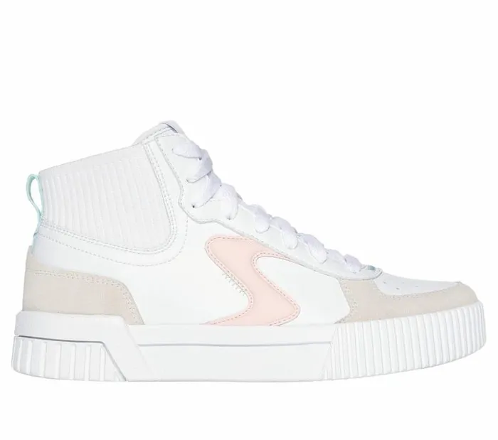 Skechers Jade 8211 Cruise Thru White Pink Women Casual Sneakers