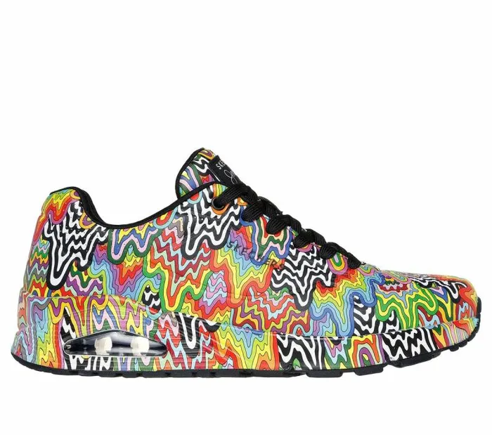 Skechers Jen Stark Uno 8211 Stark Drip Print Multi Men Athletic Sneakers