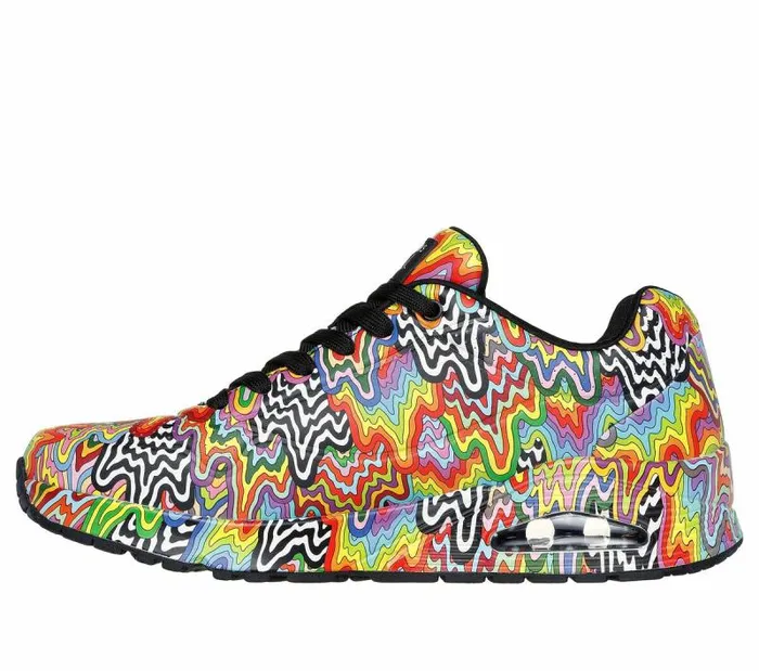 Skechers Jen Stark Uno 8211 Stark Drip Print Multi Men Athletic Sneakers