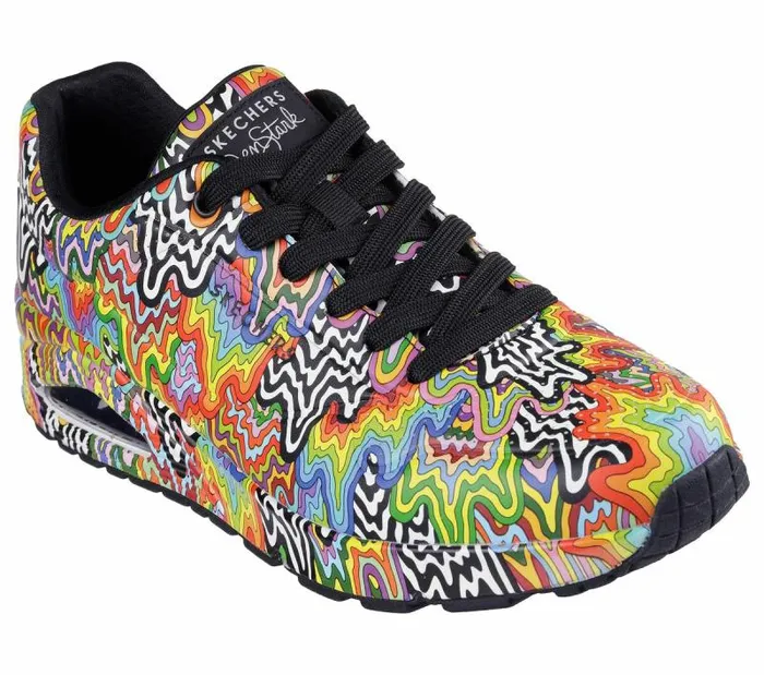Skechers Jen Stark Uno 8211 Stark Drip Print Multi Men Athletic Sneakers