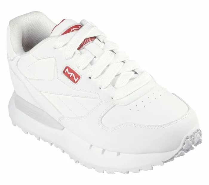 Skechers Mark Nason Upper Cut Classic Jogger 8211 Maddix White Women Casual Sneakers
