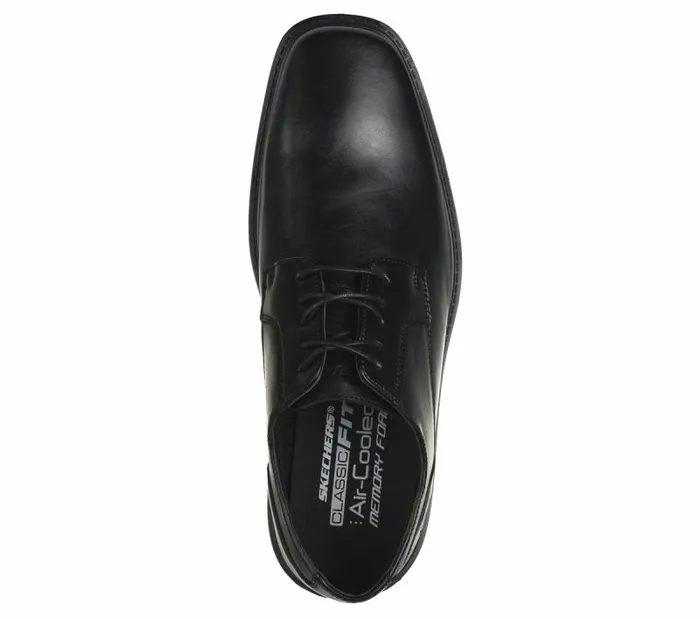 Skechers Miller 8211 Enrico Black Men Lace Up Skechers Miller 8211 Enrico Black Men Lace Up