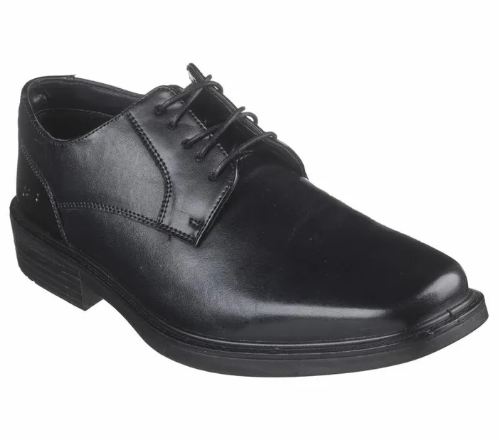 Skechers Miller 8211 Enrico Black Men Lace Up Skechers Miller 8211 Enrico Black Men Lace Up