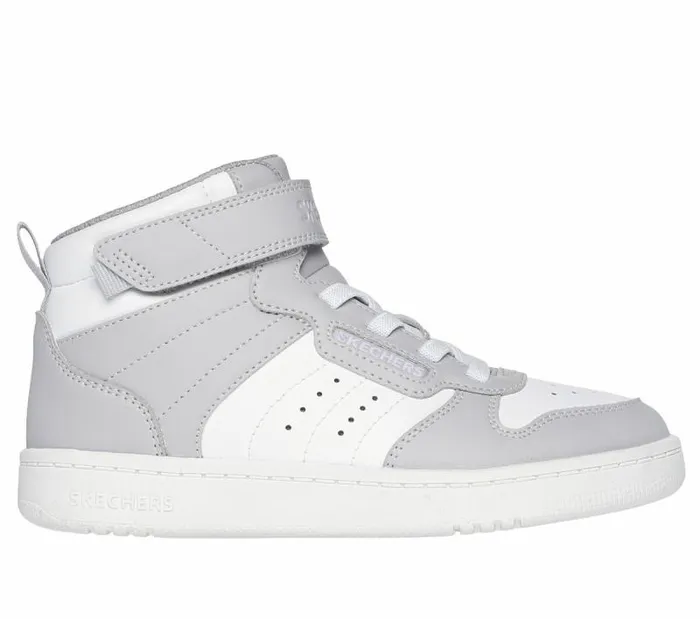 Skechers Quick Street 8211 Rapid Avenue Light Gray White Kids Athletic Shoes and Sneakers Skechers Quick Street 8211 Rapid Avenue Light Gray White Kids Athletic Shoes and Sneakers