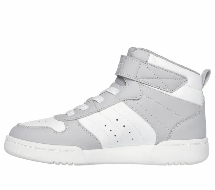 Skechers Quick Street 8211 Rapid Avenue Light Gray White Kids Athletic Shoes and Sneakers Skechers Quick Street 8211 Rapid Avenue Light Gray White Kids Athletic Shoes and Sneakers
