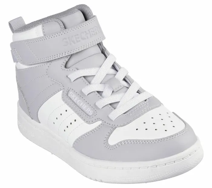 Skechers Quick Street 8211 Rapid Avenue Light Gray White Kids Athletic Shoes and Sneakers Skechers Quick Street 8211 Rapid Avenue Light Gray White Kids Athletic Shoes and Sneakers