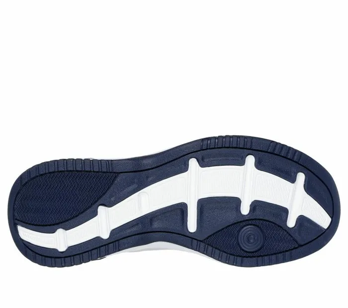 Skechers Relaxed Fit Durham 8211 Delck White Navy Men Athletic Sneakers Skechers Relaxed Fit Durham 8211 Delck White Navy Men Athletic Sneakers