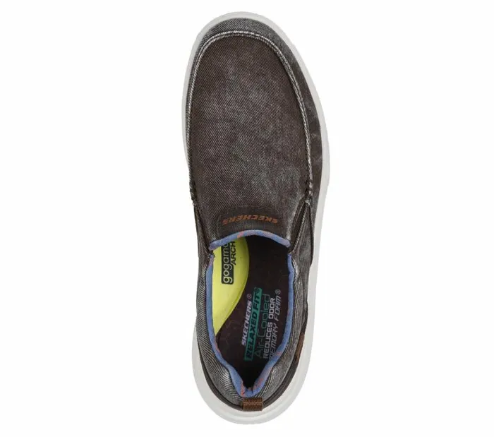 Skechers Relaxed Fit Rosser 8211 Kelson Brown Men Casual Sneakers Skechers Relaxed Fit Rosser 8211 Kelson Brown Men Casual Sneakers