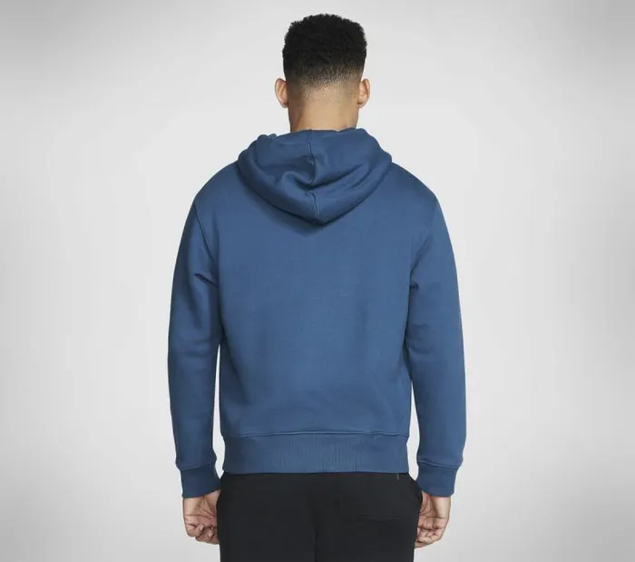 Skechers SkechSweats Classic Hoodie Seafoam Men Tops Skechers SkechSweats Classic Hoodie Seafoam Men Tops