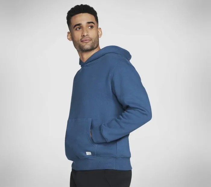 Skechers SkechSweats Classic Hoodie Seafoam Men Tops Skechers SkechSweats Classic Hoodie Seafoam Men Tops