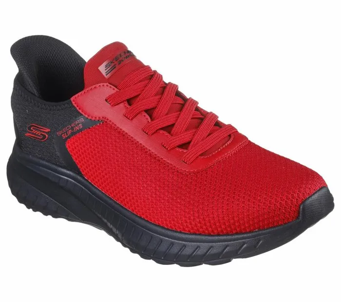 Skechers Skechers Slipins BOBS Sport Squad Chaos Red Men Athletic Sneakers