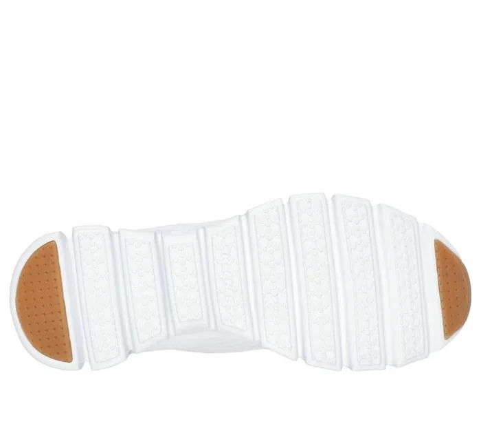 Skechers Skechers Slipins GlideStep 8211 Tranquility White Black Women Athletic Sneakers