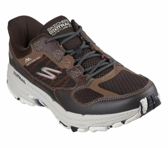 Skechers Skechers Slipins GO RUN Trail Altitude 20 8211 Rocky Hill Brown Orange Men Athletic Sneakers