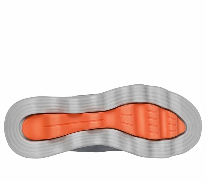 Skechers Skechers Slipins GO WALK Massage Fit Gray Orange Men Athletic Sneakers