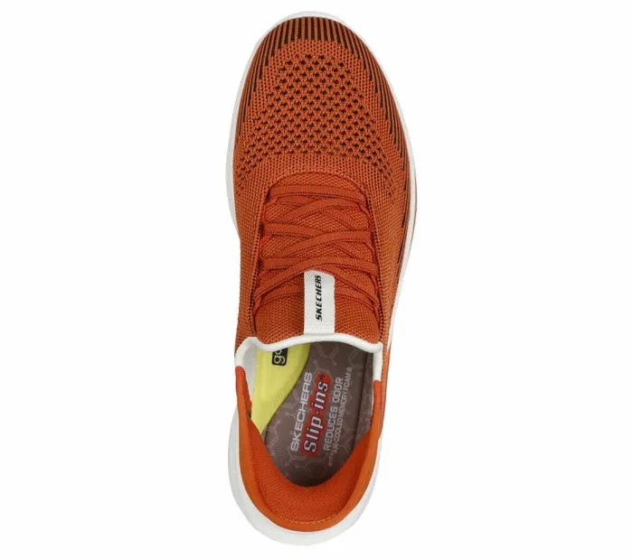 Skechers Skechers Slipins RF Slade 8211 Quinto Orange Men Casual Sneakers