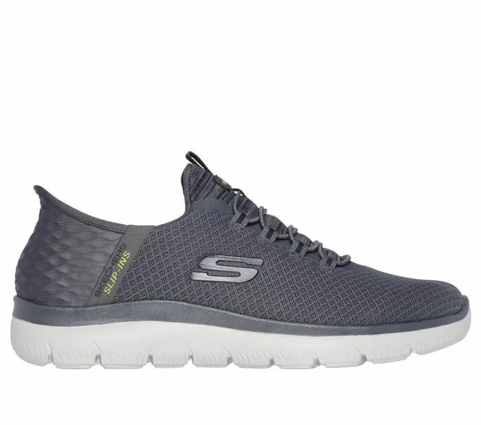 Skechers Skechers Slipins Summits 8211 High Range Charcoal Men Athletic Sneakers Skechers Skechers Slipins Summits 8211 High Range Charcoal Men Athletic Sneakers