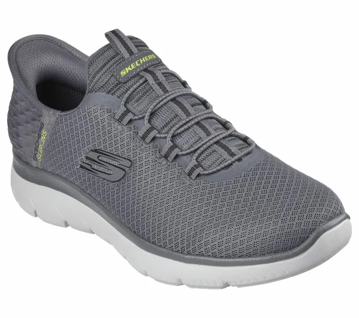 Skechers Skechers Slipins Summits 8211 High Range Charcoal Men Athletic Sneakers