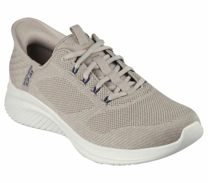 Skechers Skechers Slipins Ultra Flex 30 8211 New Arc Taupe Men Casual Sneakers