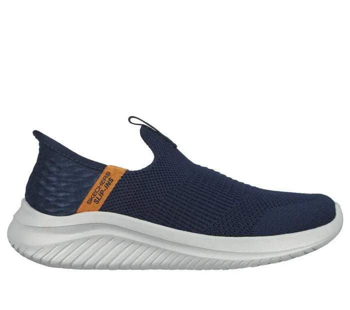 Skechers Skechers Slipins Ultra Flex 30 8211 Smooth Step Navy Kids Athletic Shoes and Sneakers Skechers Skechers Slipins Ultra Flex 30 8211 Smooth Step Navy Kids Athletic Shoes and Sneakers