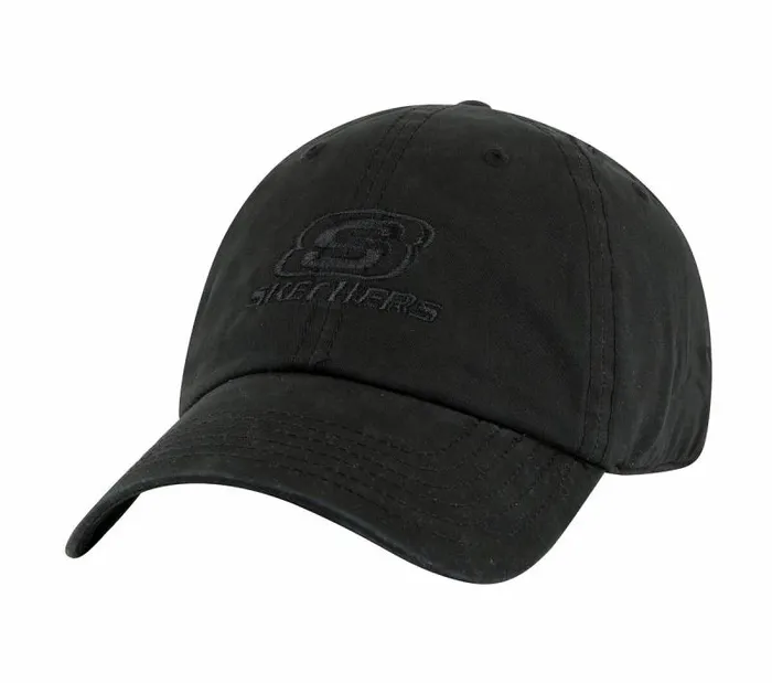 Skechers Skechers Washed Dad Hat Black WomenMen Hats