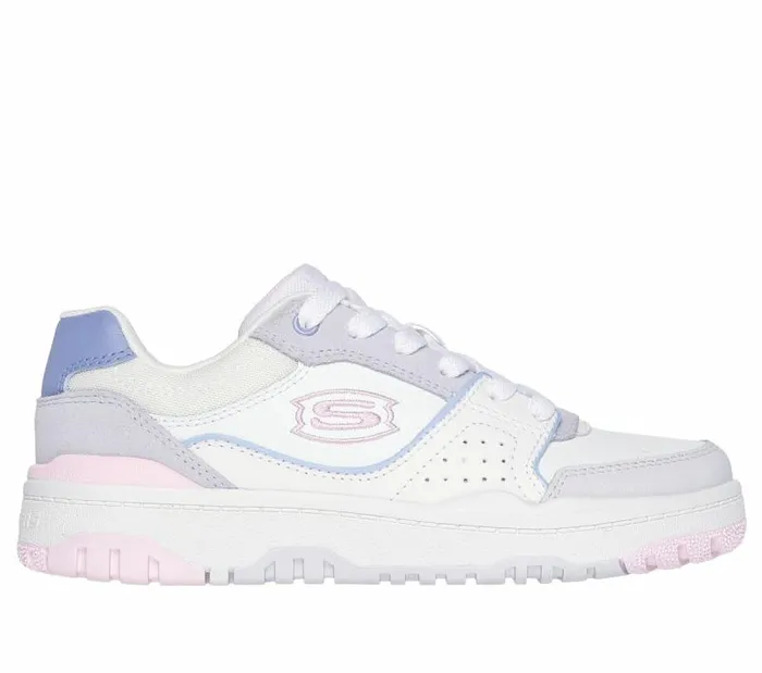 Skechers SKX228 White Multi Kids Athletic Shoes and Sneakers