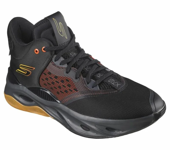 Skechers SKX FLOAT Black Orange Men Athletic Sneakers Skechers SKX FLOAT Black Orange Men Athletic Sneakers