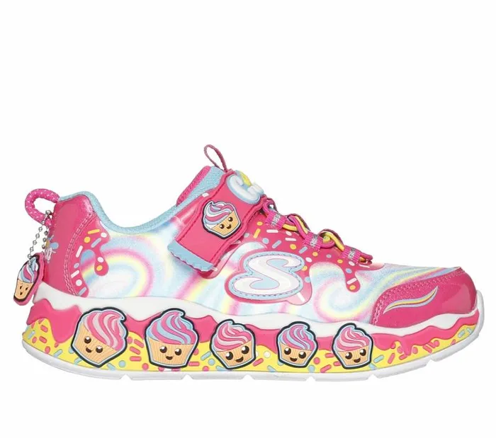 Skechers Sweet Kickz Cupcake Cutie Pink Multi Kids Athletic Shoes and Sneakers Skechers Sweet Kickz Cupcake Cutie Pink Multi Kids Athletic Shoes and Sneakers