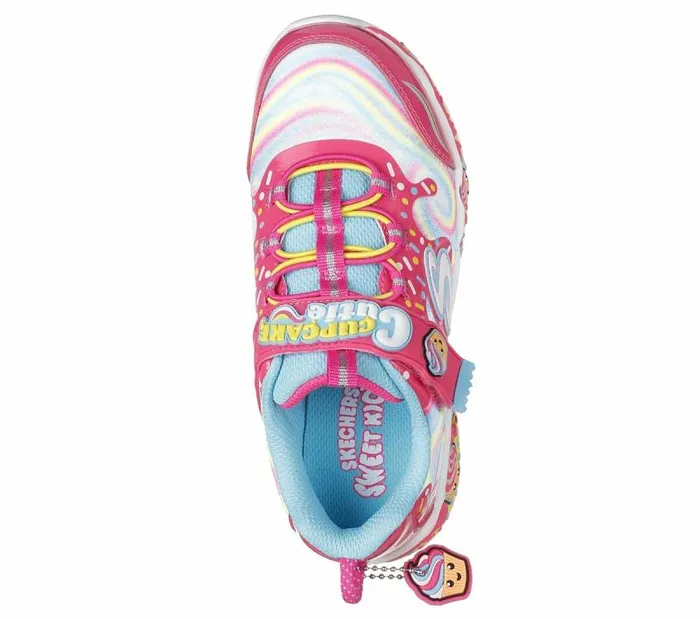 Skechers Sweet Kickz Cupcake Cutie Pink Multi Kids Athletic Shoes and Sneakers Skechers Sweet Kickz Cupcake Cutie Pink Multi Kids Athletic Shoes and Sneakers
