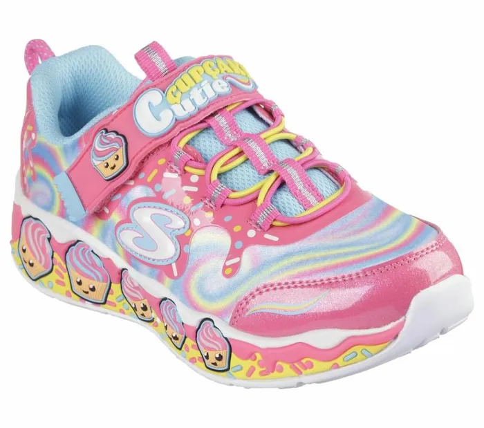 Skechers Sweet Kickz Cupcake Cutie Pink Multi Kids Athletic Shoes and Sneakers Skechers Sweet Kickz Cupcake Cutie Pink Multi Kids Athletic Shoes and Sneakers