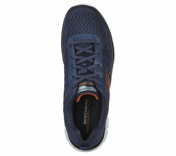 Skechers Track 8211 Moulton Navy Orange Men Athletic Sneakers Skechers Track 8211 Moulton Navy Orange Men Athletic Sneakers