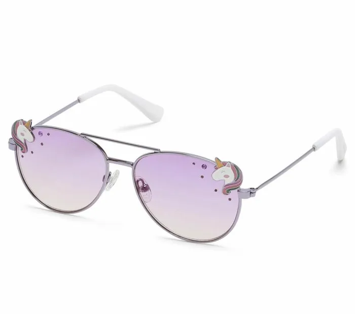 Skechers Unicorn Aviator Sunglasses Purple WomenMen Sunglasses