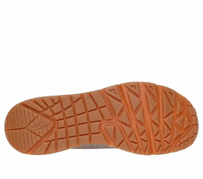 Skechers Uno 8211 Glitter Bomb Rosegold Women Athletic Sneakers