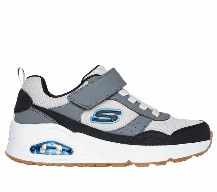 Skechers Uno 8211 RetroSquad Black White Kids Athletic Shoes and Sneakers