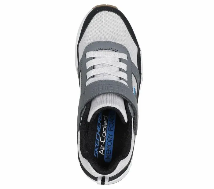 Skechers Uno 8211 RetroSquad Black White Kids Athletic Shoes and Sneakers