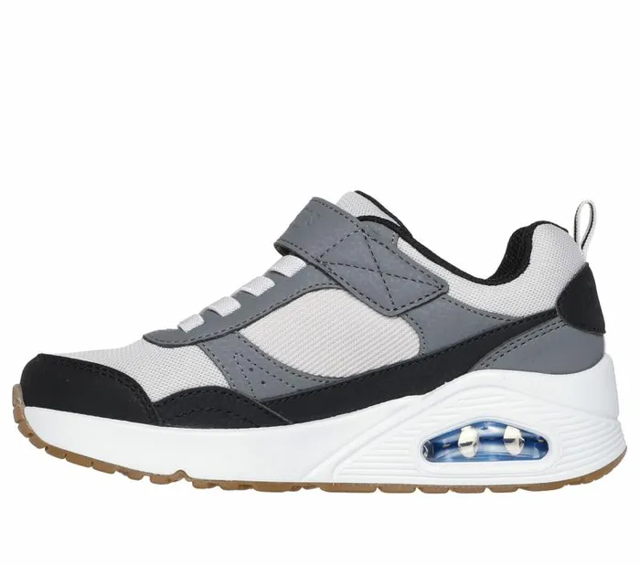 Skechers Uno 8211 RetroSquad Black White Kids Athletic Shoes and Sneakers