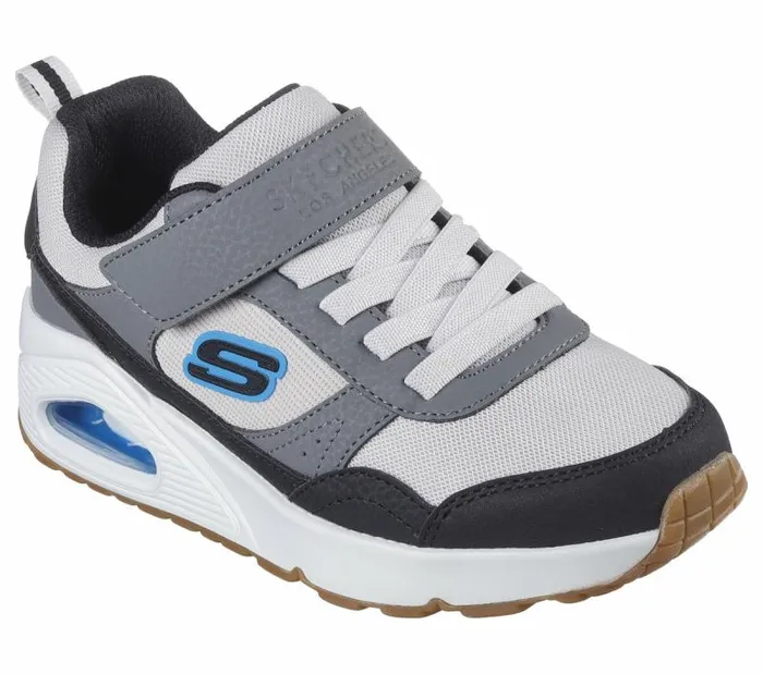 Skechers Uno 8211 RetroSquad Black White Kids Athletic Shoes and Sneakers