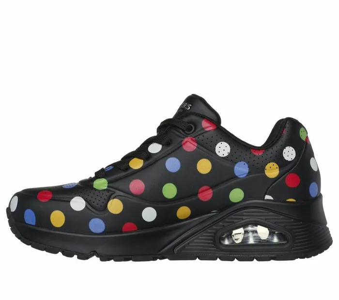 Skechers Uno 8211 Spotted Air Black Multi Women Athletic Sneakers