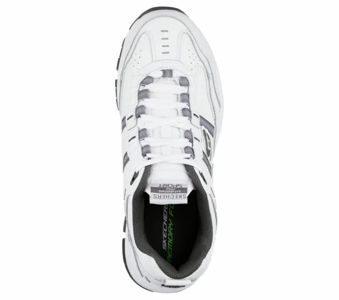 Skechers Vigor 20 8211 Serpentine White Charcoal Men Lace Up