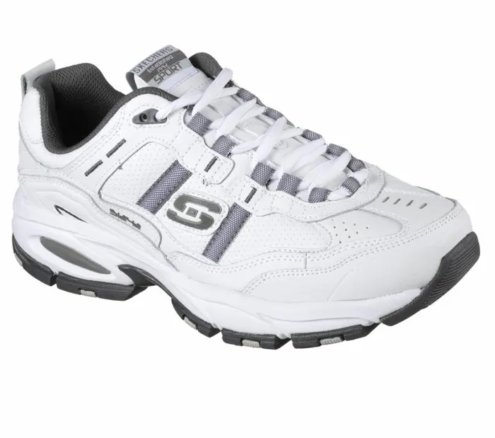 Skechers Vigor 20 8211 Serpentine White Charcoal Men Lace Up